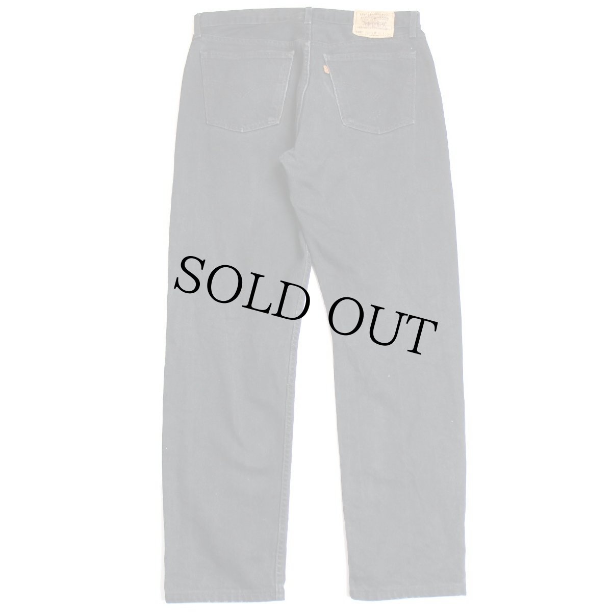 画像3: 00s ベルギー製 Levi'sリーバイス 505 ブラック デニムパンツ w36 L30★SDP2420 ユーロ (3)