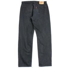 画像3: 00s ベルギー製 Levi'sリーバイス 505 ブラック デニムパンツ w36 L30★SDP2420 ユーロ (3)