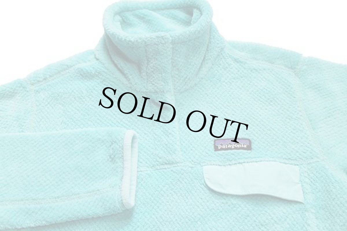 画像3: patagoniaパタゴニア RE-TOOLリツール POLARTEC フリース スナップT アクアブルー M (3)
