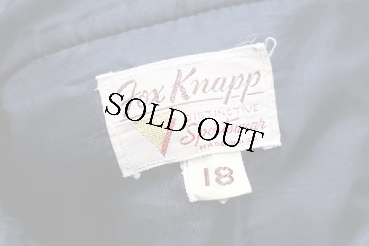 画像4: 60s Fox Knapp チェック CPO ウールシャツ ボーイズ18 (4)