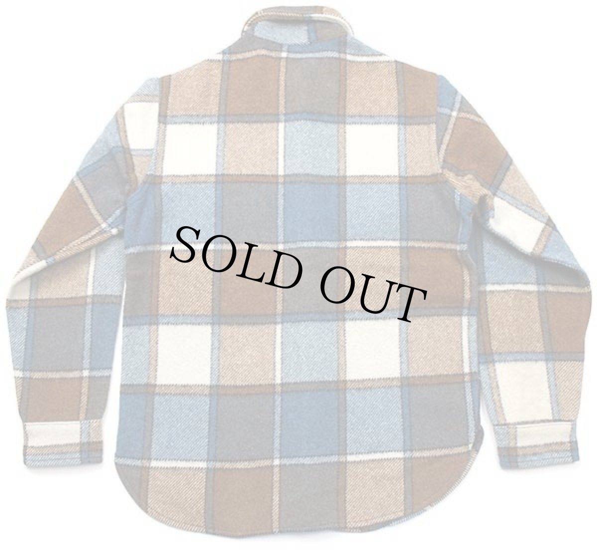 画像2: 60s Fox Knapp チェック CPO ウールシャツ ボーイズ18 (2)