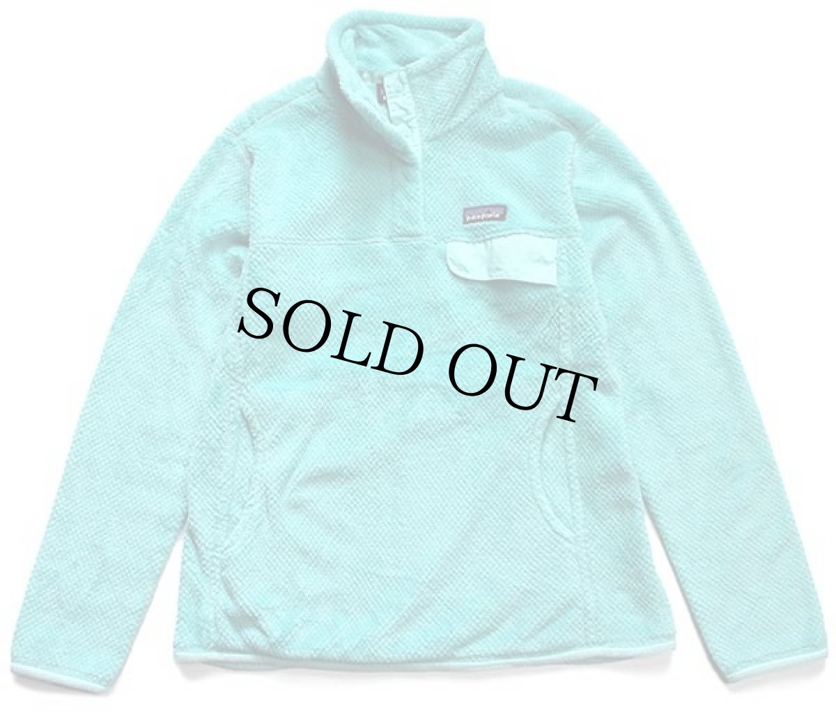 画像1: patagoniaパタゴニア RE-TOOLリツール POLARTEC フリース スナップT アクアブルー M (1)
