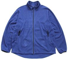 画像1: 00s USA製 REI POLARTEC フリースジャケット 薄青 L (1)