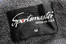 画像4: 90s USA製 Sportsmaster MARQUETTE HOCKEY 刺繍 プルオーバー POLARTEC フリースライナー ナイロンジャケット 青 M (4)