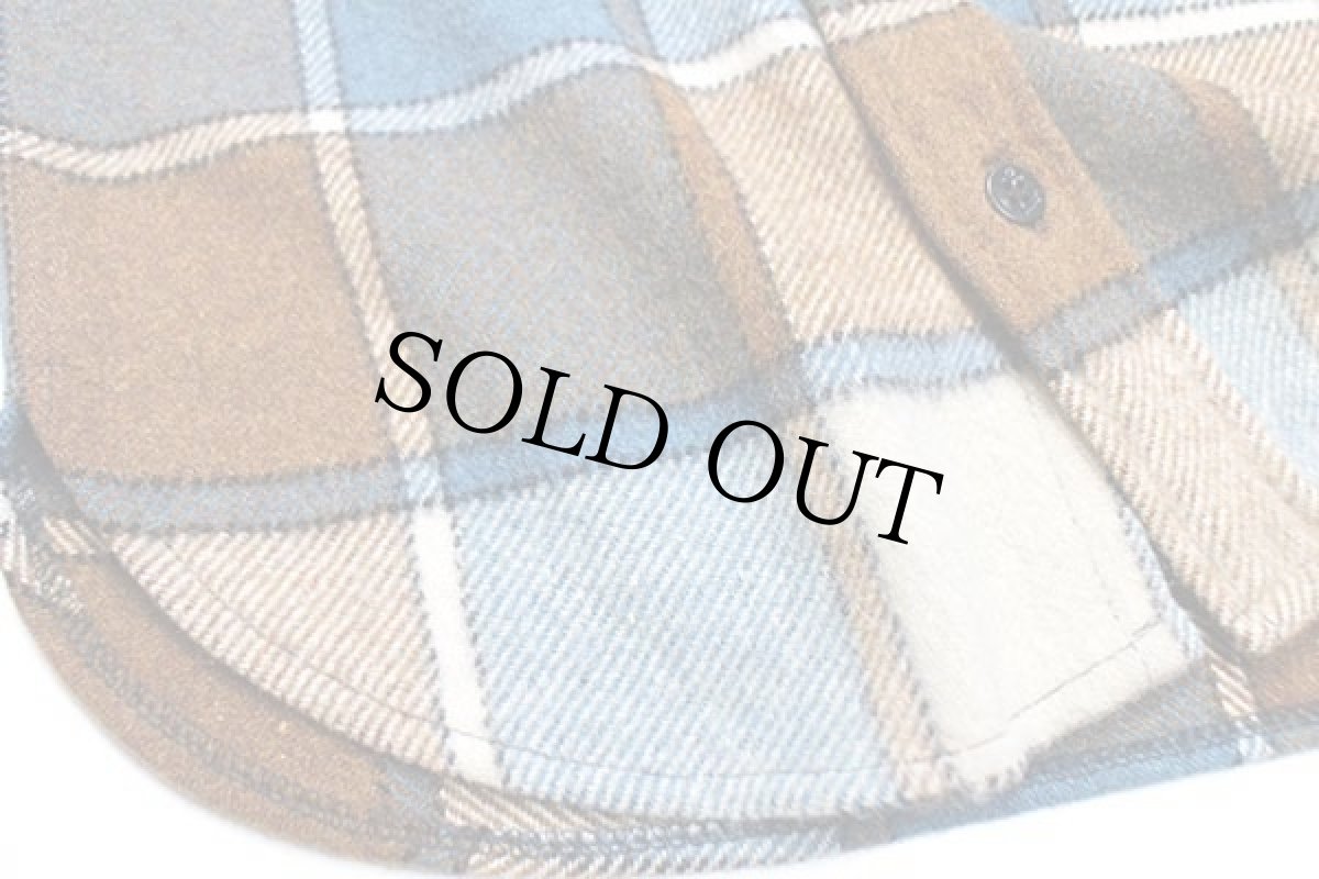 画像6: 60s Fox Knapp チェック CPO ウールシャツ ボーイズ18 (6)