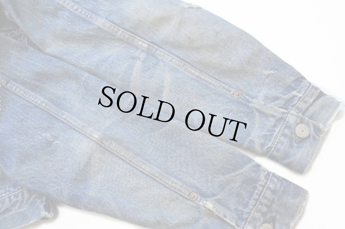 画像12: 50s LEVI'Sリーバイス 507XX デニムジャケット ボロ★2nd セカンド (12)