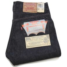 画像1: デッドストック★80s USA製 Levi'sリーバイス 501 先染め ブラック デニムパンツ w29 L30 (1)