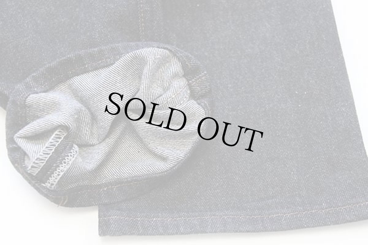 画像8: デッドストック★80s USA製 Levi'sリーバイス 501 先染め ブラック デニムパンツ w29 L30 (8)