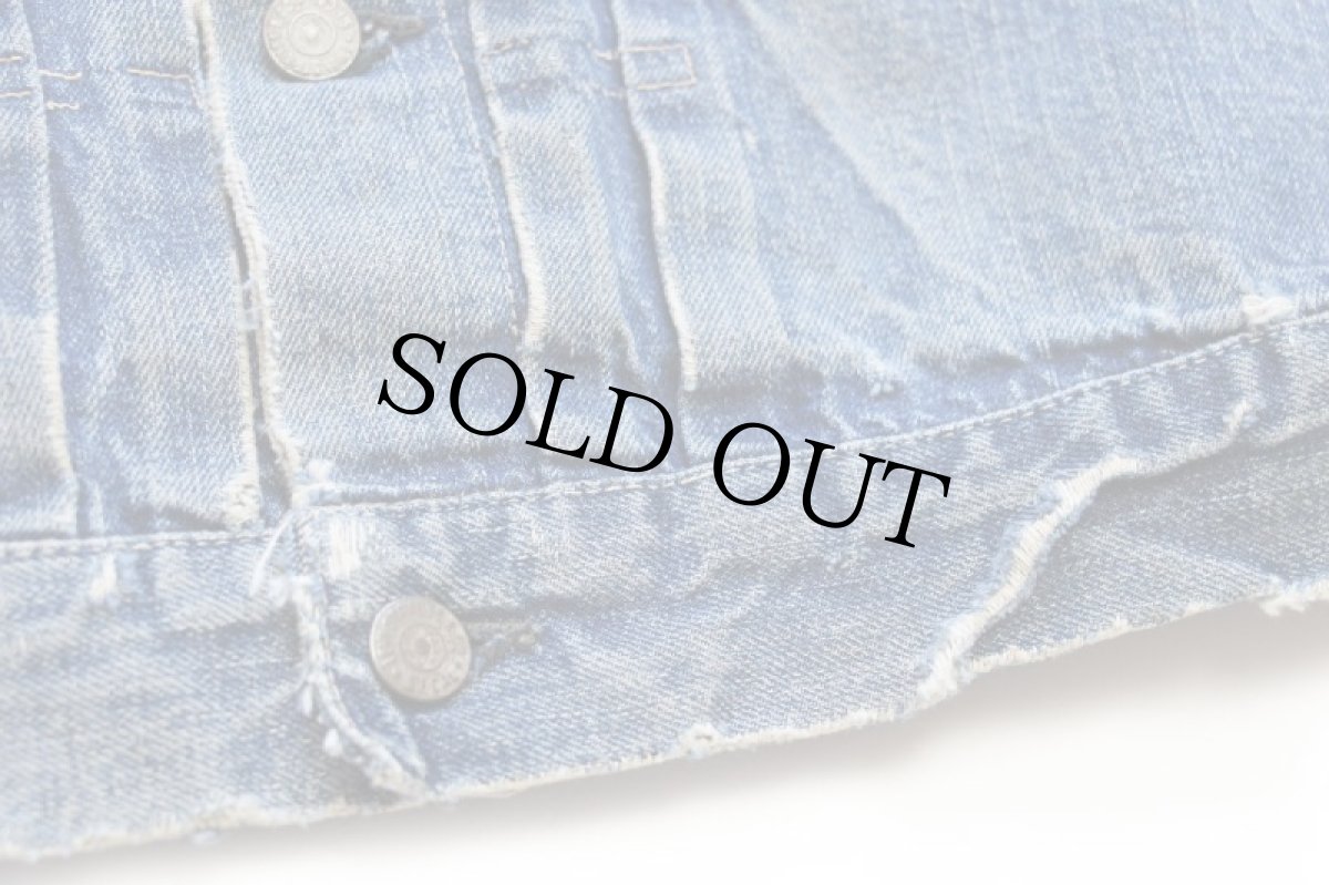 画像10: 50s LEVI'Sリーバイス 507XX デニムジャケット ボロ★2nd セカンド (10)