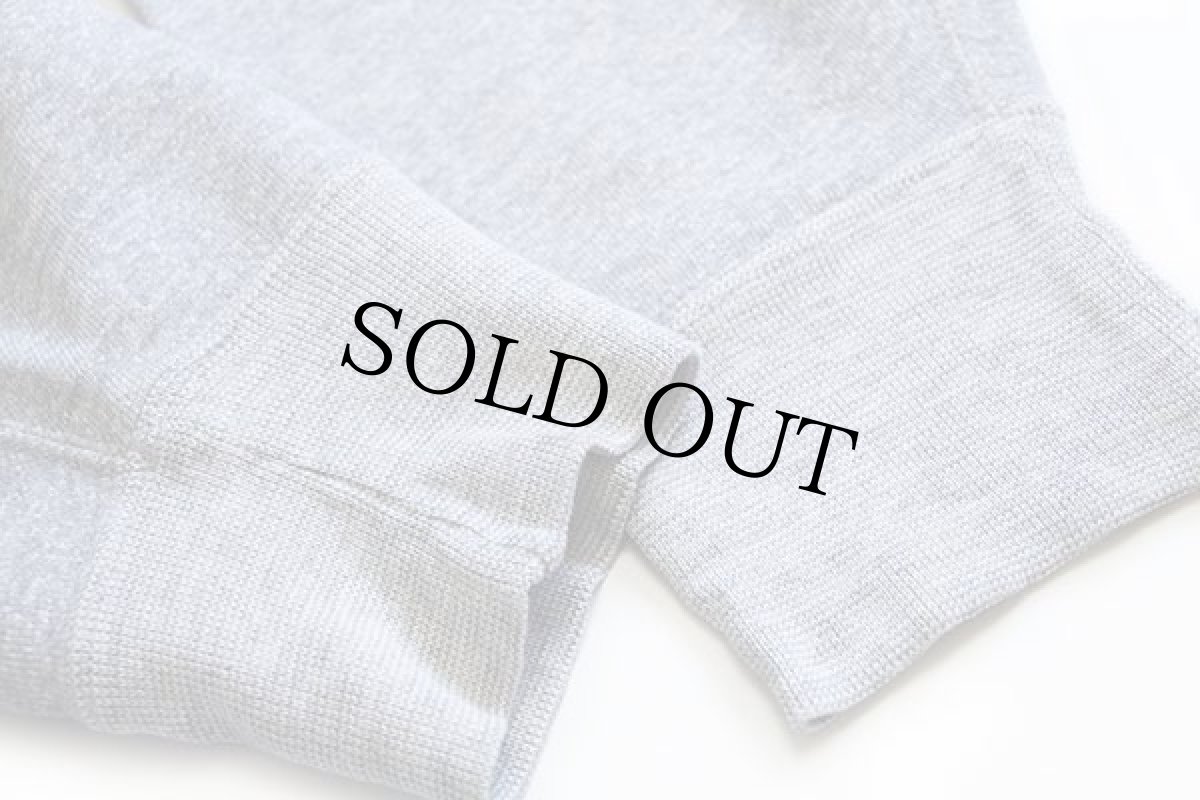 画像9: 80s USA製 Championチャンピオン USMA 染み込みプリント 前V リバースウィーブ スウェットパーカー 杢グレー M★U.S.ARMY (9)