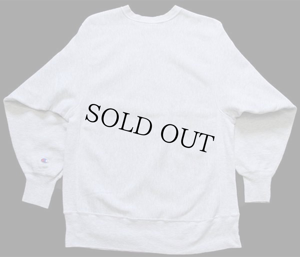 画像2: 90s メキシコ製 Championチャンピオン WEST POINT U.S.M.A. 染み込みプリント リバースウィーブ スウェット 杢グレー XL (2)