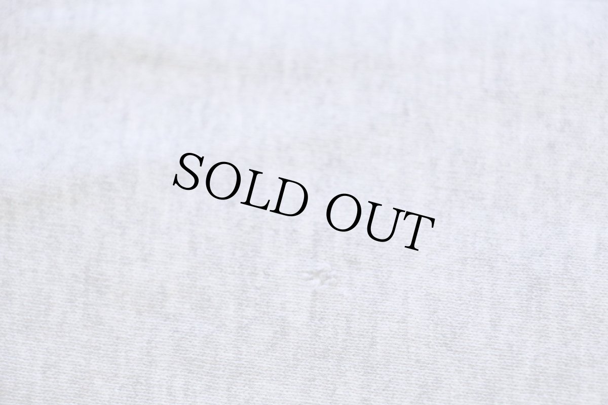 画像7: USA製 The Cotton Exchange BUCKNELL 両面プリント リバースウィーブ スウェットパーカー 杢グレー S (7)