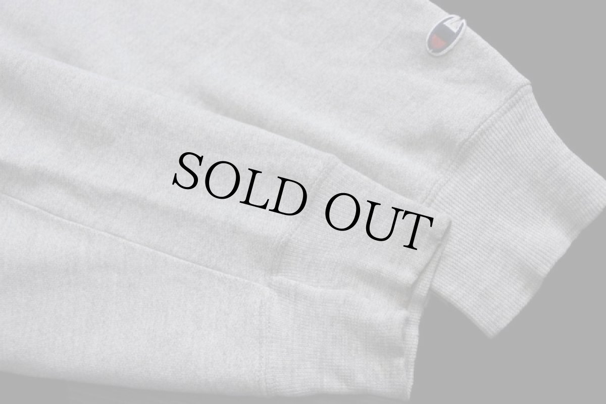 画像6: 00s Championチャンピオン 1988 SPOTLIGHT NEW LIFE WORLD WIDE NO DouBt 両面プリント リバースウィーブ スウェットパーカー 杢グレー L (6)