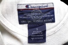 画像4: 00s Championチャンピオン HARVARD 両面プリント リバースウィーブ スウェット 杢ライトグレー S (4)