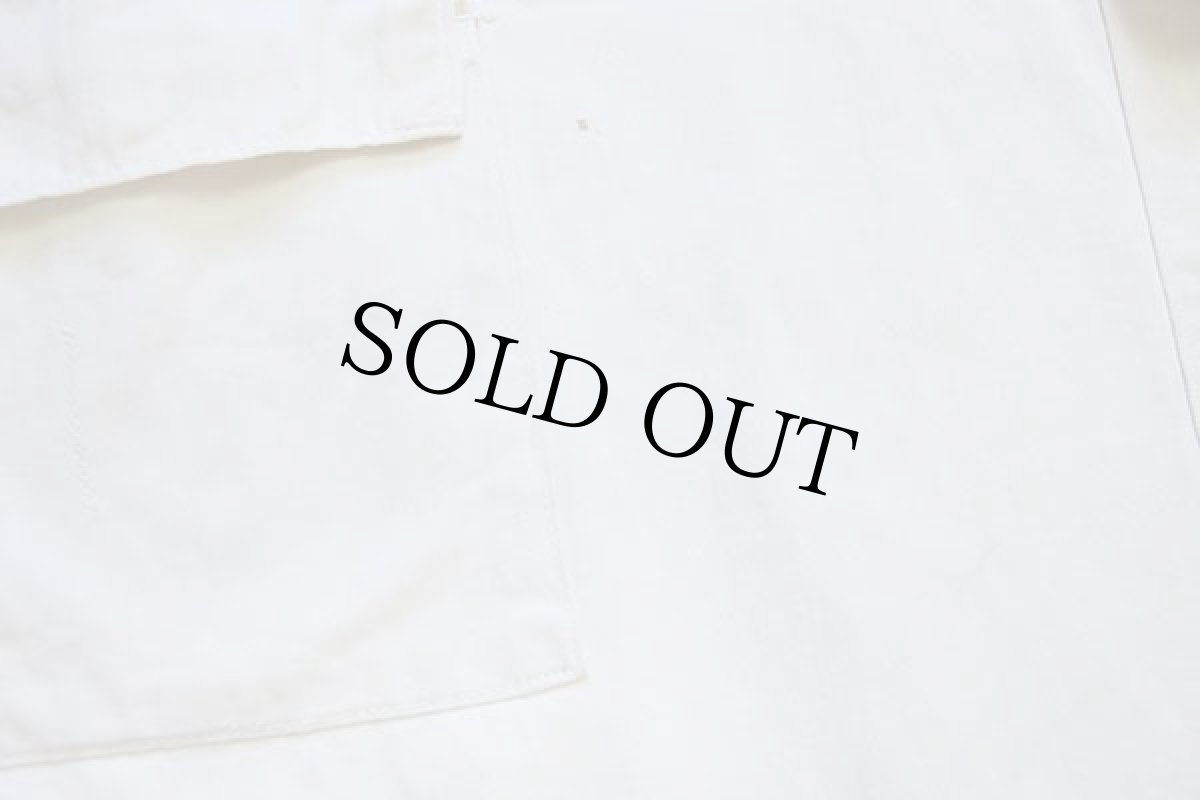 画像4: 40s 米軍 U.S.NAVY コットン サルベージパーカー 生成り 1 (4)