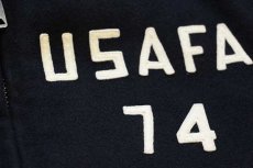画像6: 60s 米軍 USAFA フェルトパッチ メルトン ウール カデットコート 濃紺 S-S★U.S.AIR FORCE USAF (6)