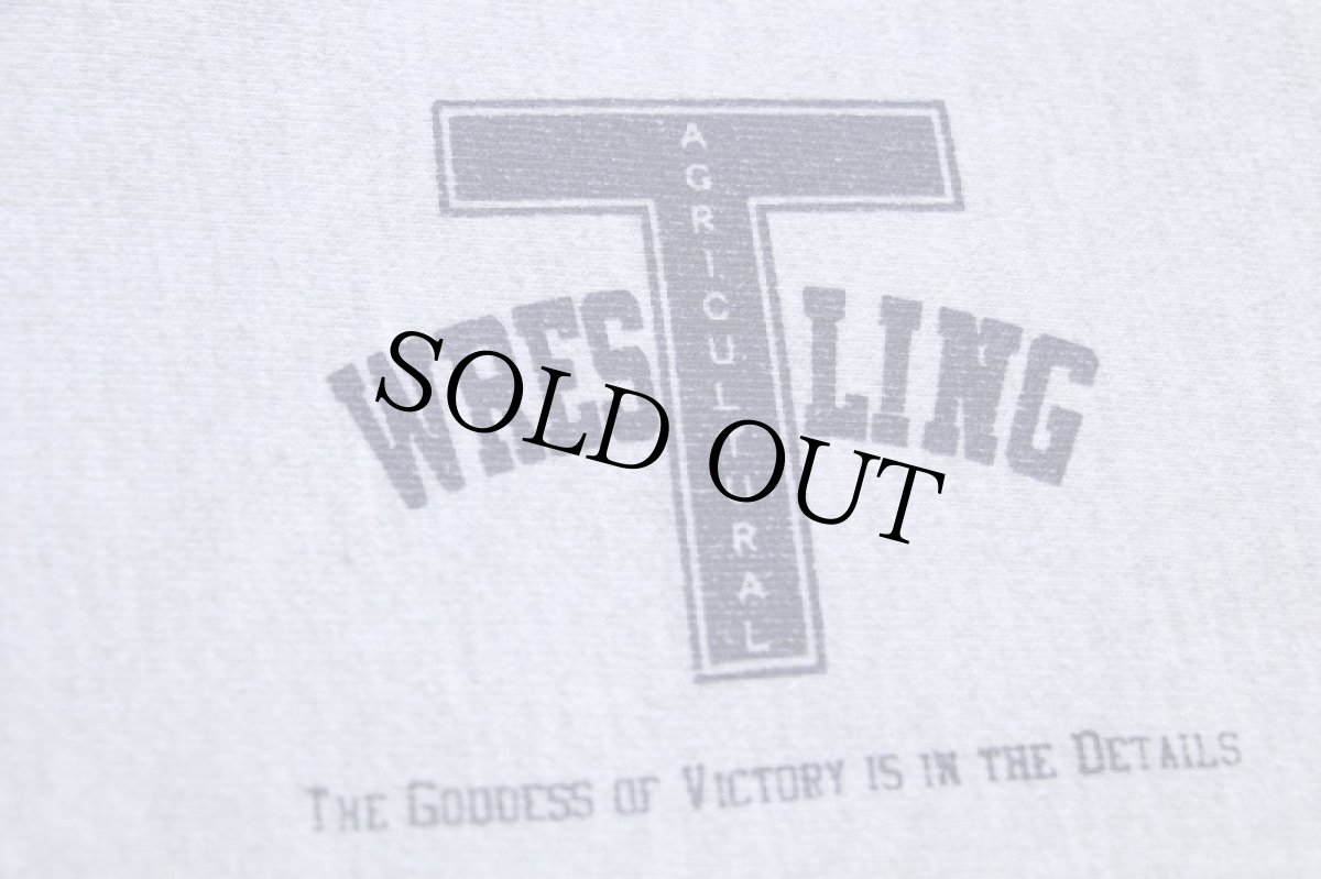 画像5: 00s Championチャンピオン AGRICULTURAL WRESLING リバースウィーブ スウェットパーカー 杢グレー M (5)