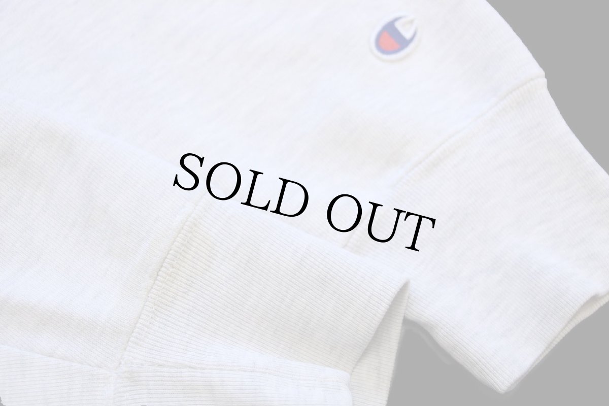 画像6: 00s Championチャンピオン CORNELL 両面プリント リバースウィーブ スウェット 杢ライトグレー M (6)