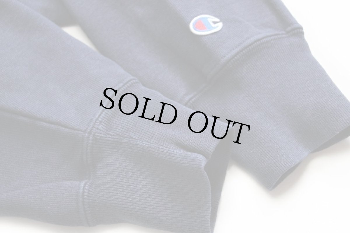 画像5: 00s メキシコ製 Championチャンピオン YALE パッチ付き リバースウィーブ スウェット 紺 M (5)