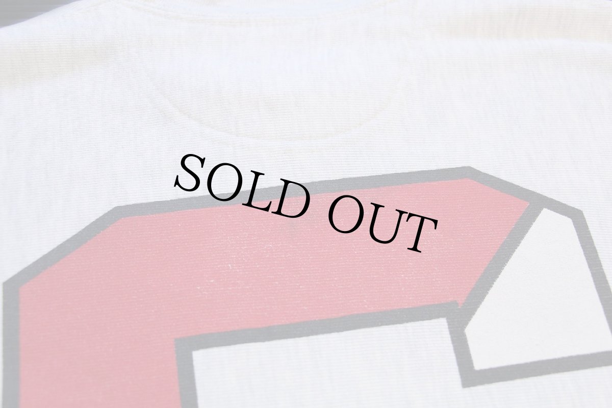 画像4: 00s Championチャンピオン CORNELL 両面プリント リバースウィーブ スウェット 杢ライトグレー M (4)