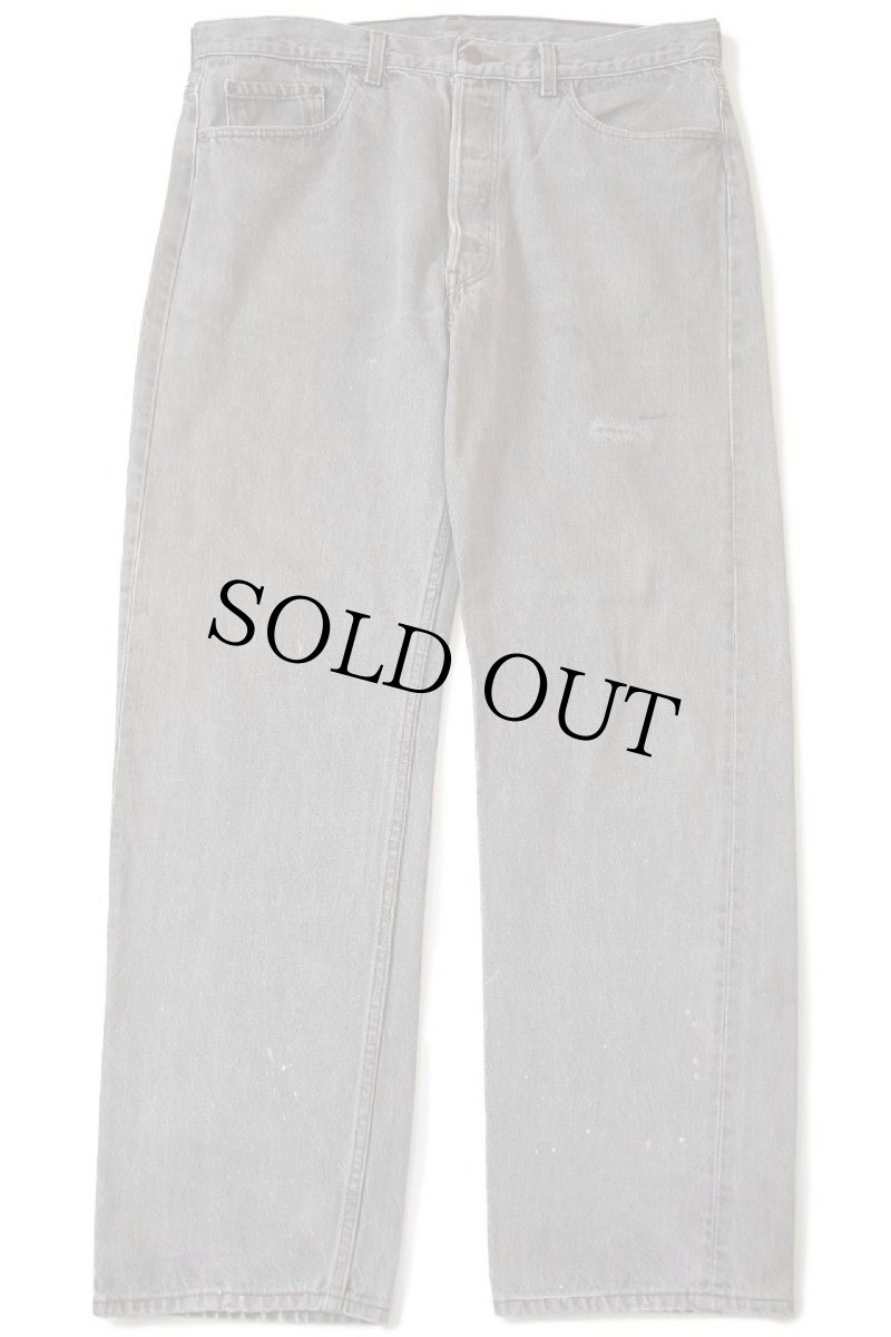 画像2: 90s USA製 Levi'sリーバイス 501 先染め ブラック デニムパンツ フェード w38 L30 (2)