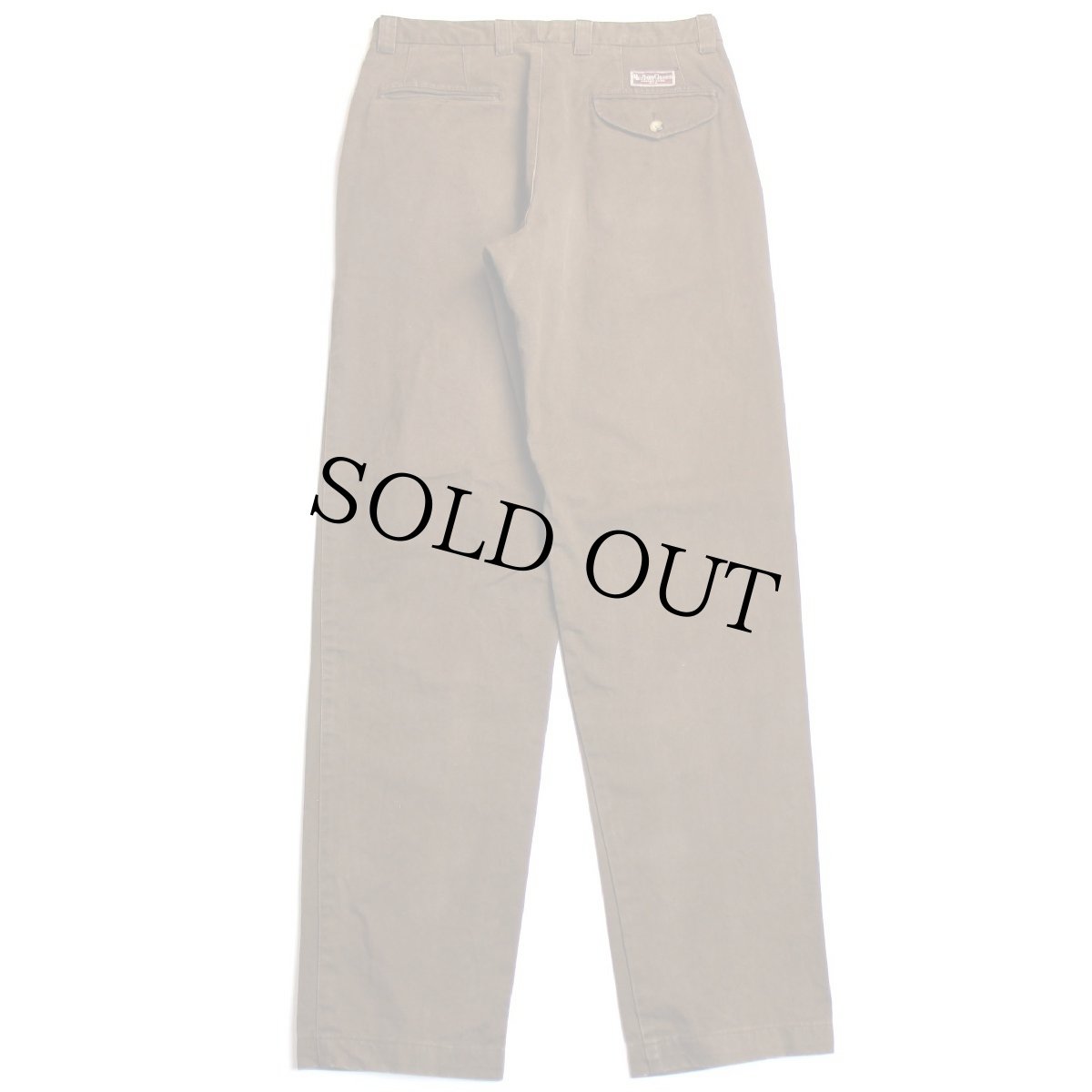 画像3: Marlboro Classics コットンツイル チノパン ブラウン w33 (3)