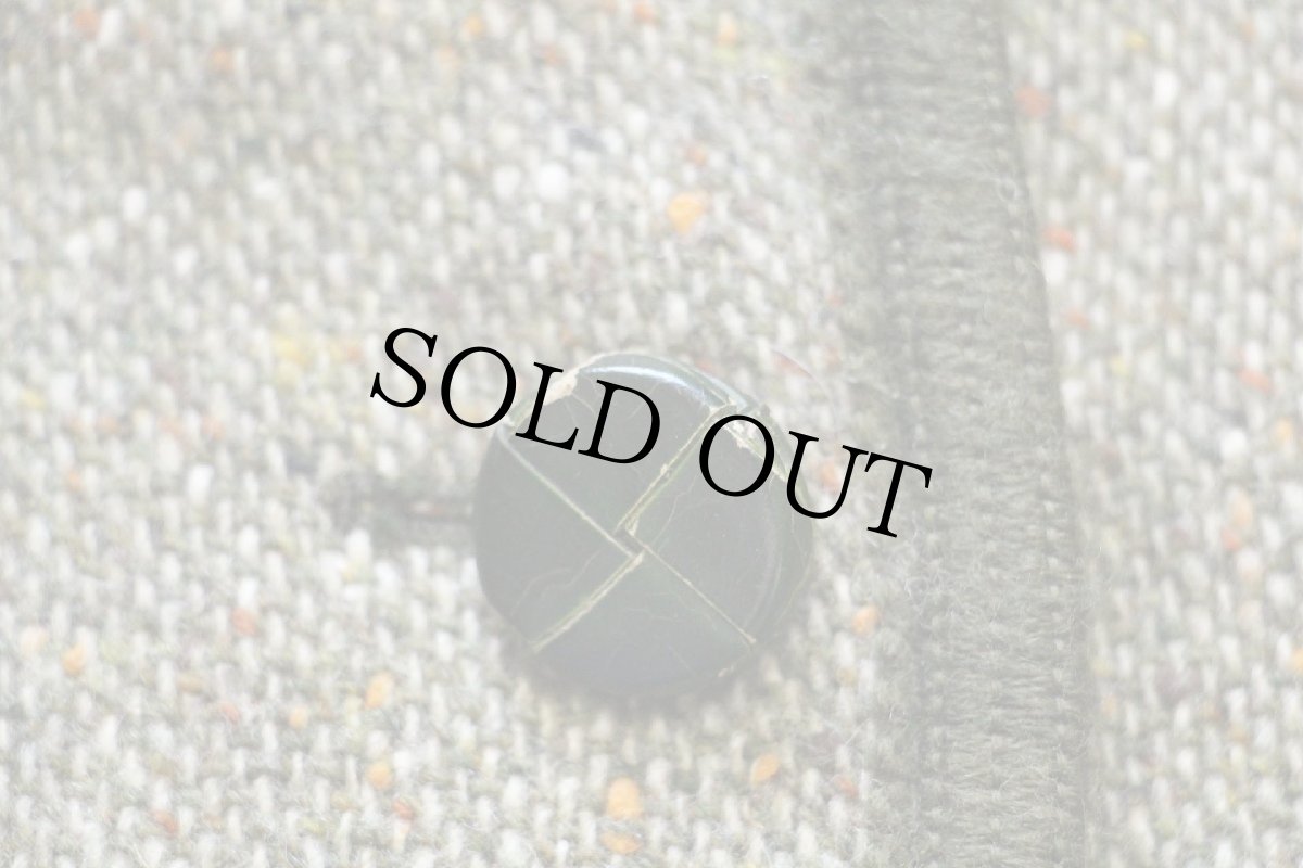 画像6: イタリア製 MERLET ORIGINAL ネップ入り チロリアン ウール×アルパカ ツイード ジャケット 44 (6)