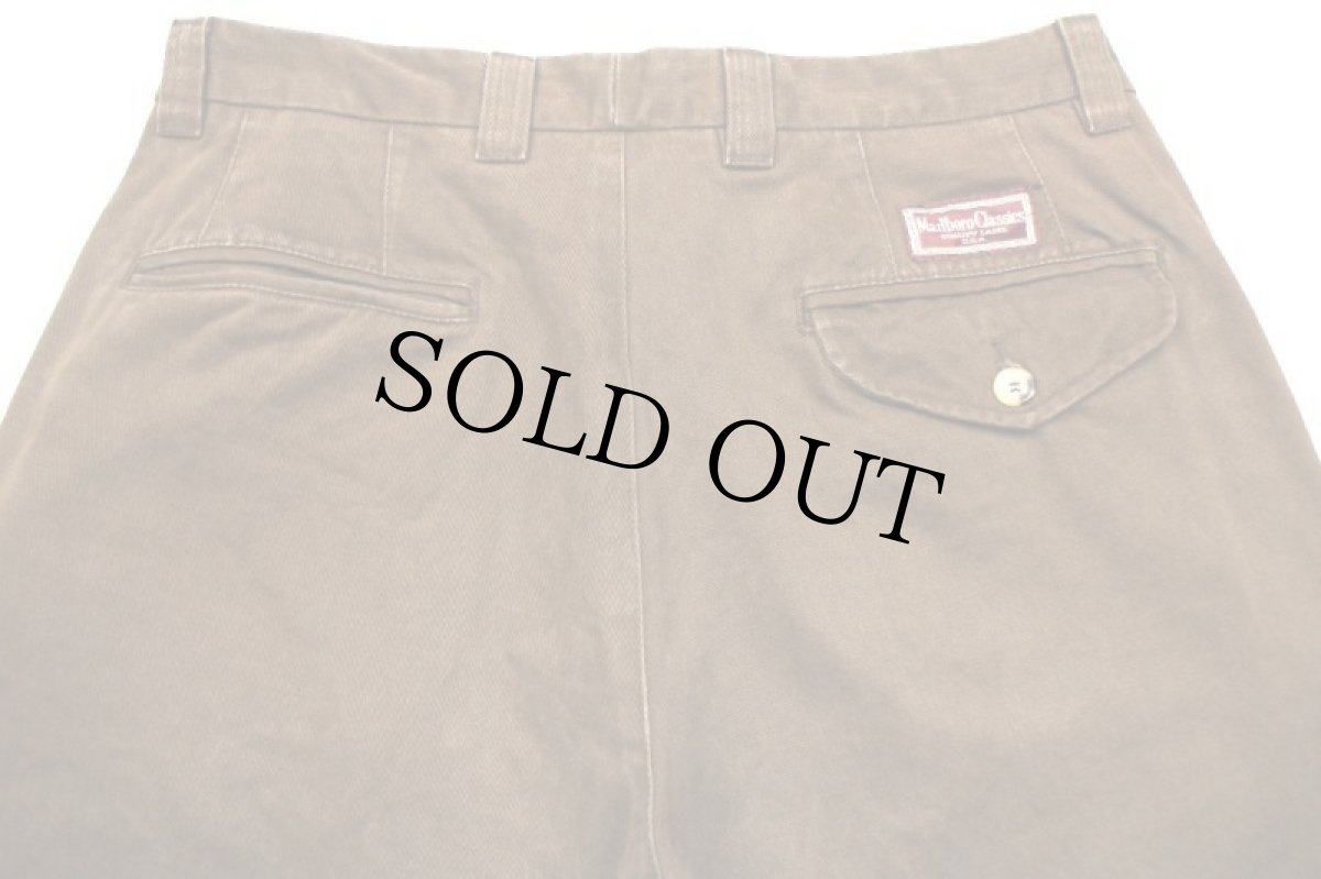 画像5: Marlboro Classics コットンツイル チノパン ブラウン w33 (5)