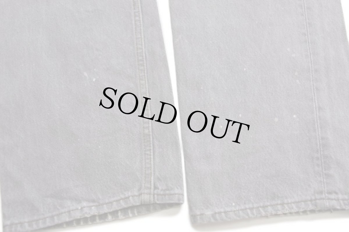 画像9: 90s USA製 Levi'sリーバイス 501 先染め ブラック デニムパンツ フェード w38 L30 (9)