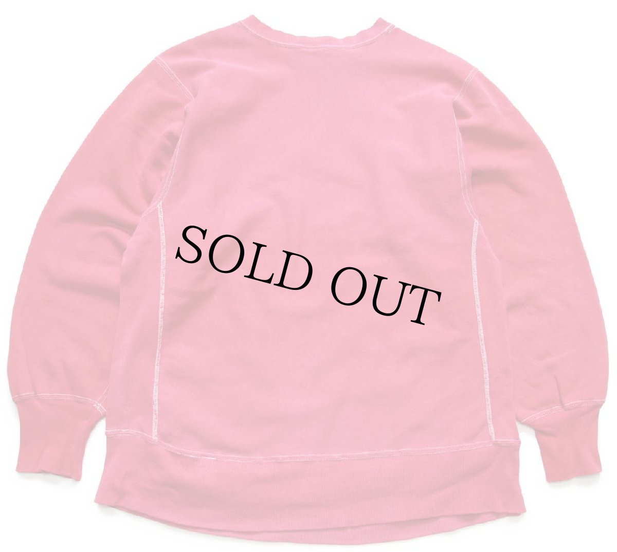 画像2: 90s メキシコ製 Championチャンピオン ワンポイント リバースウィーブ スウェット 後染め ピンク フェード L (2)