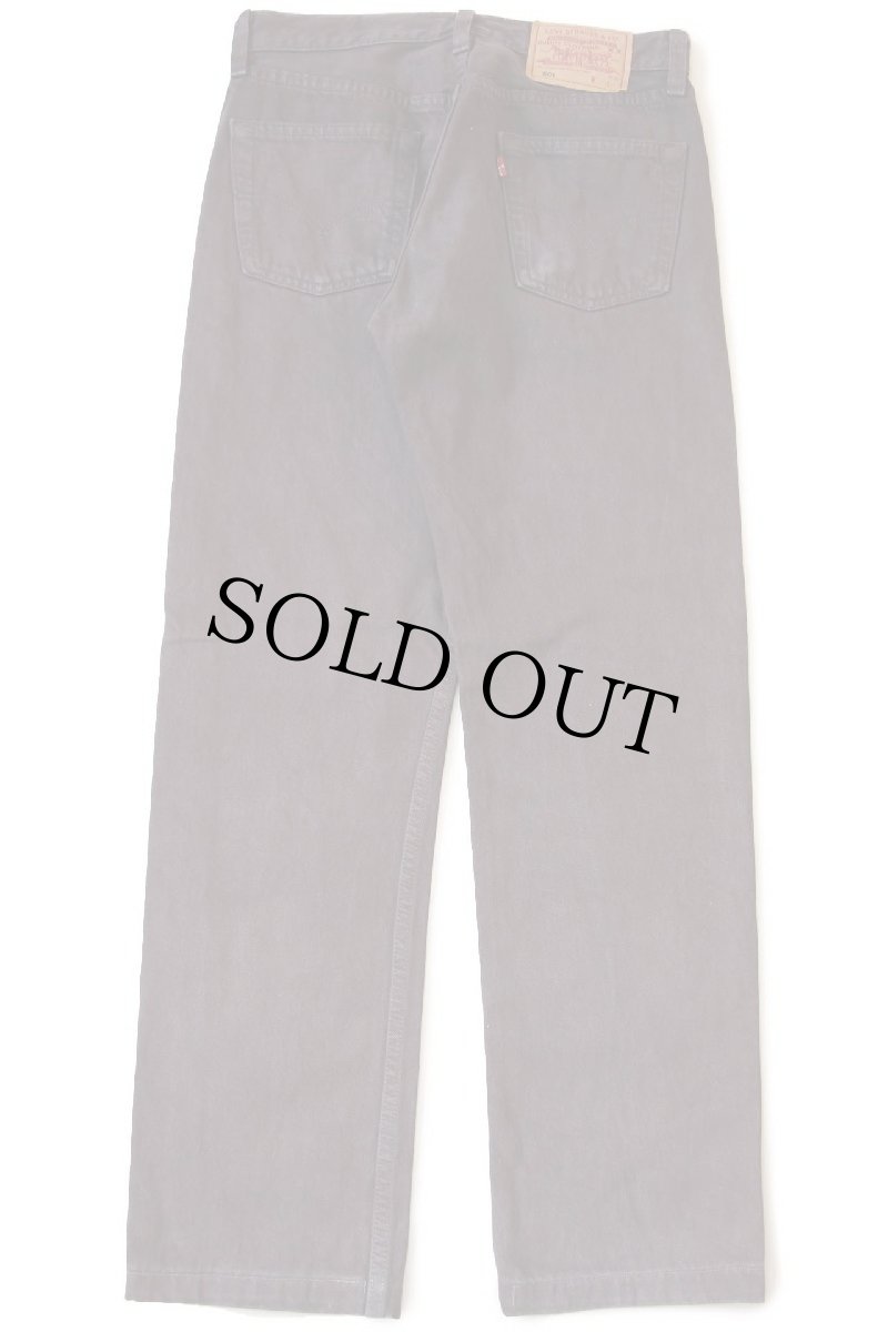 画像3: 90s USA製 Levi'sリーバイス 501 カラーデニムパンツ 後染め ココア w30 (3)