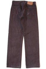 画像3: 90s USA製 Levi'sリーバイス 501 カラーデニムパンツ 後染め ココア w30 (3)