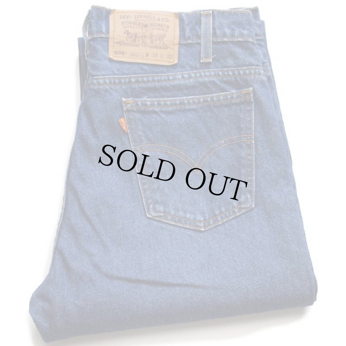 画像1: 90s Levi'sリーバイス 505 デニムパンツ w34 L32★125 (1)