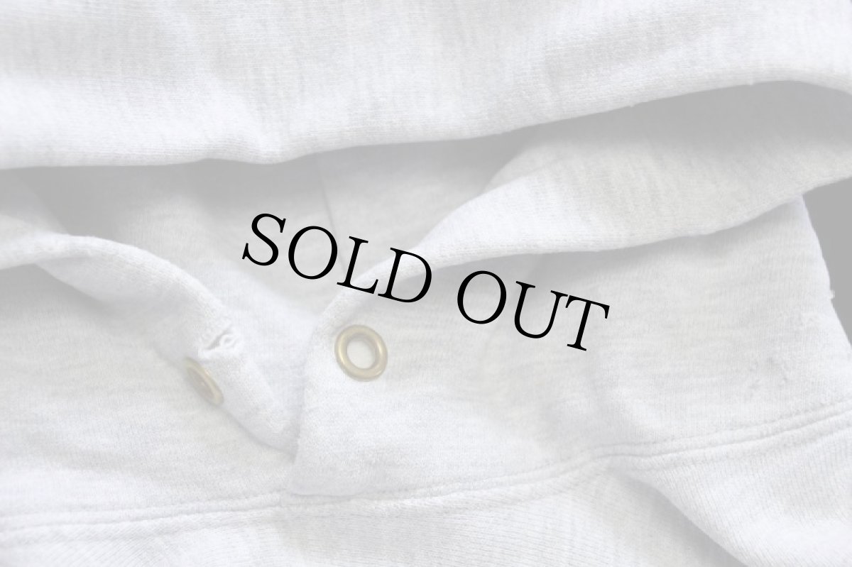 画像5: 90s USA製 Championチャンピオン ワンポイント リバースウィーブ スウェットパーカー 杢グレー M★168 (5)