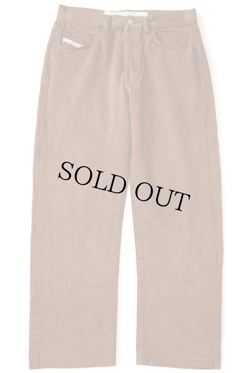 画像2: イタリア製 Dieselディーゼル カラーデニムパンツ 後染め 茶 33 (2)