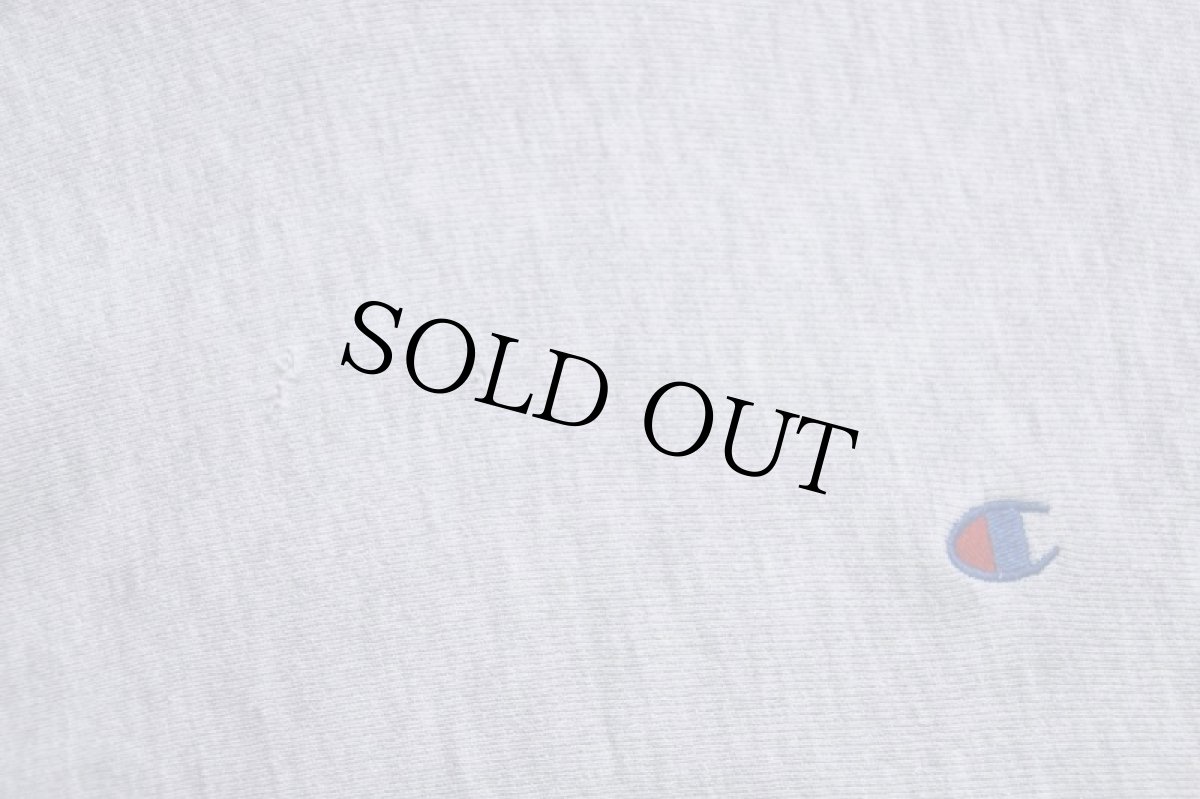 画像6: 90s USA製 Championチャンピオン ワンポイント リバースウィーブ スウェットパーカー 杢グレー M★168 (6)