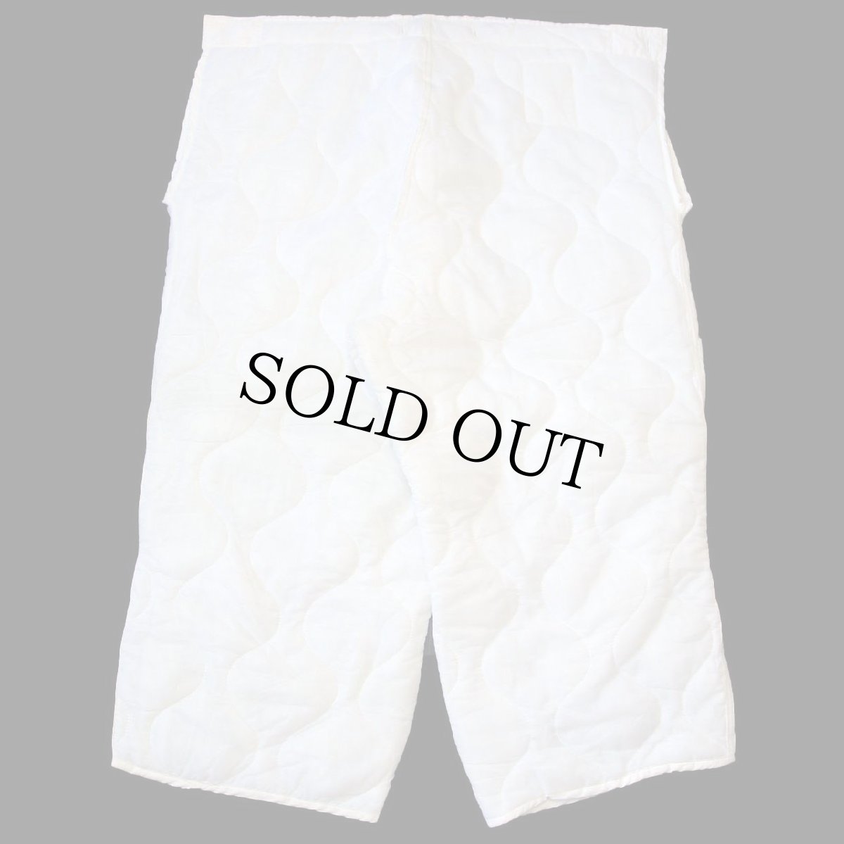 画像3: デッドストック★70s 米軍 U.S.ARMY スノーカモ M-65 フィールドカーゴパンツ ナイロン キルティングライナー 白 M★01 (3)