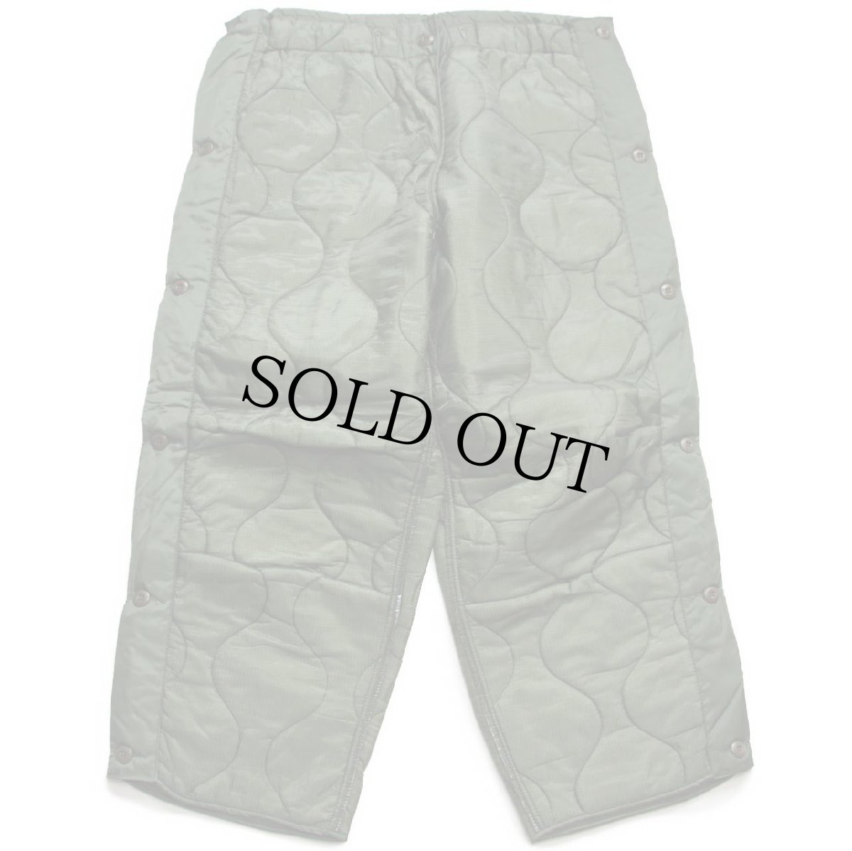 画像2: デッドストック★00s 米軍 U.S.ARMY M-65 フィールドカーゴパンツ ナイロン キルティングライナー オリーブグリーン M-L★07 (2)