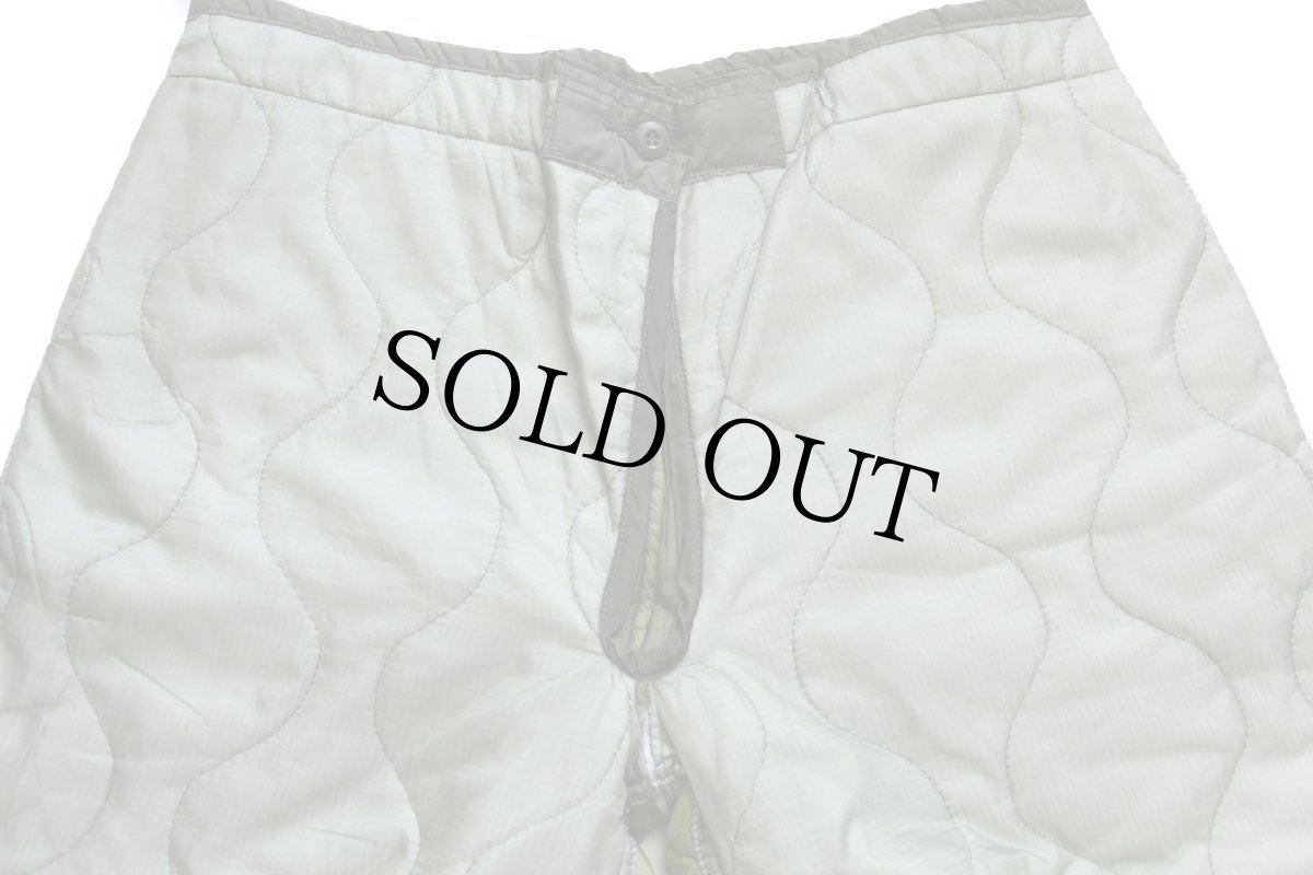 画像4: デッドストック★80s 米軍 U.S.ARMY M-65 フィールドカーゴパンツ ツートン ナイロン キルティングライナー オリーブグリーン M★04 (4)