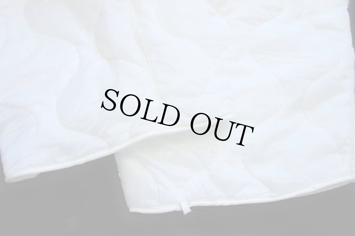 画像8: デッドストック★70s 米軍 U.S.ARMY スノーカモ M-65 フィールドカーゴパンツ ナイロン キルティングライナー 白 M (8)