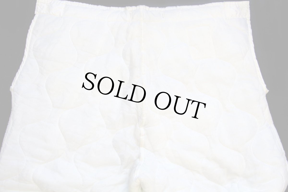 画像5: デッドストック★70s 米軍 U.S.ARMY スノーカモ M-65 フィールドカーゴパンツ ナイロン キルティングライナー 白 M★03 (5)