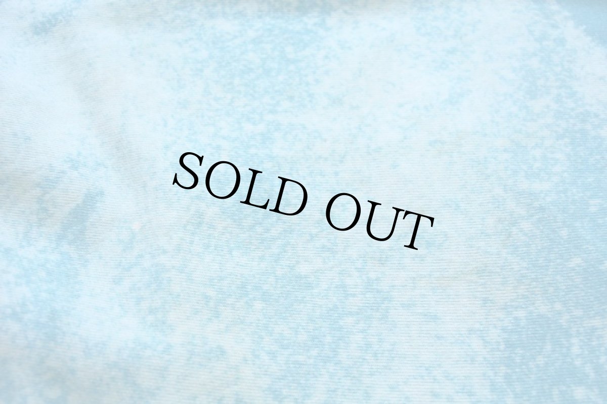 画像6: 80s USA製 Championチャンピオン ワンポイント ブリーチ加工 リバースウィーブ スウェット ボロ 水色 L (6)