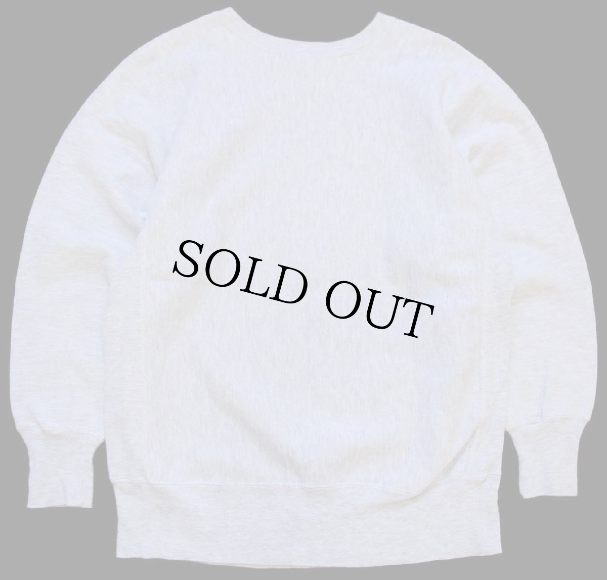 画像2: 90s USA製 Championチャンピオン ワンポイント リバースウィーブ スウェット 杢グレー L★165 (2)