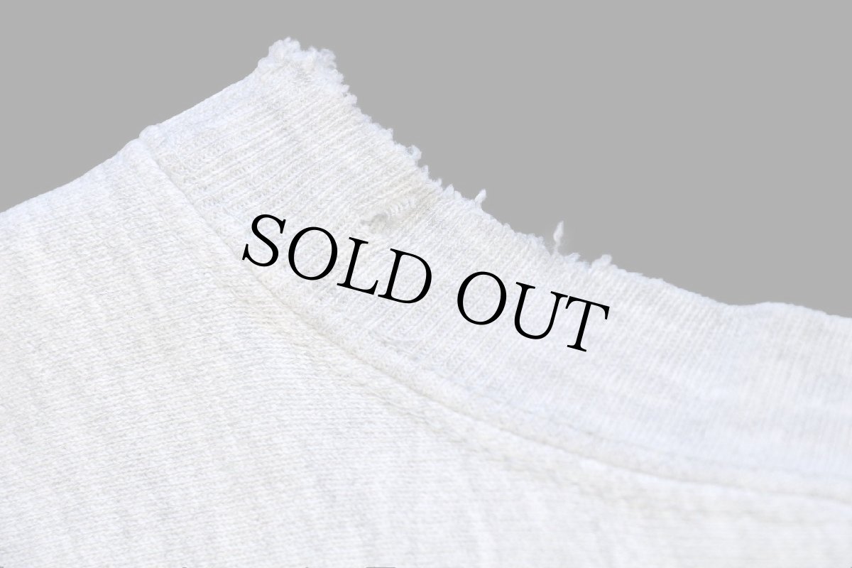 画像5: 80s USA製 Championチャンピオン ワンポイント リバースウィーブ スウェット 杢グレー L★164 (5)