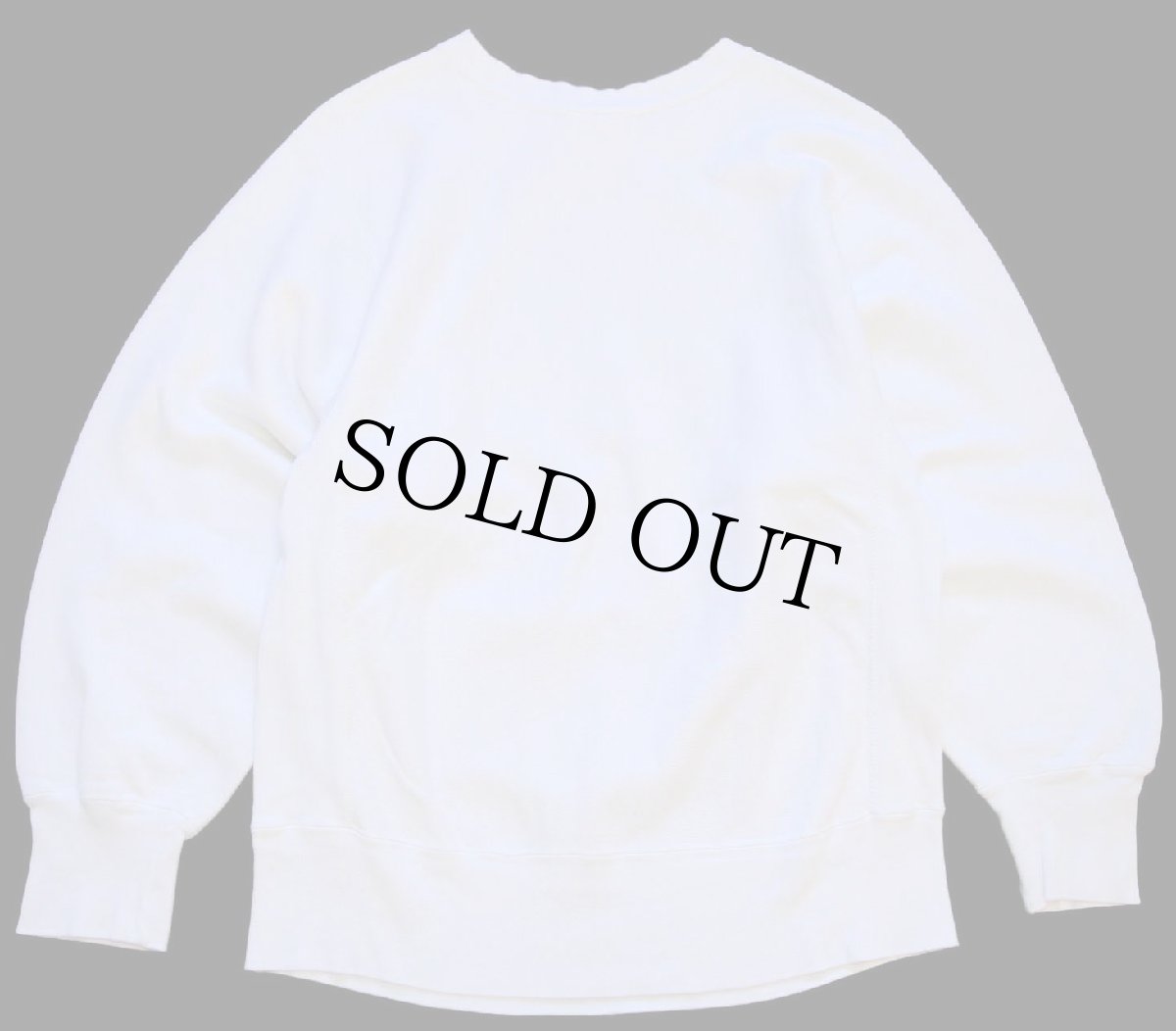 画像2: 80s USA製 Championチャンピオン Wisconsin 刺繍 リバースウィーブ スウェット 白 M (2)