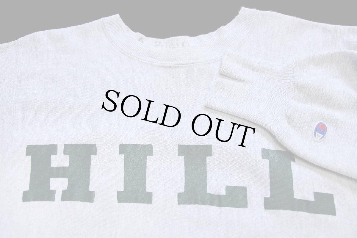 画像3: 90s USA製 Championチャンピオン HILL リバースウィーブ スウェット 杢グレー M (3)