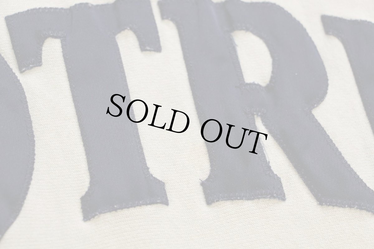 画像5: 90s USA製 Championチャンピオン NOTRE DAME パッチ付き リバースウィーブ スウェット クリーム XL (5)