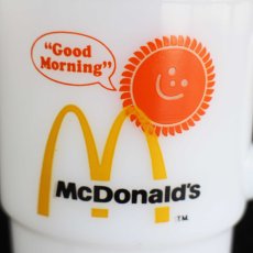 画像3: 70s USA製 Fire-Kingファイヤーキング McDonald'sマクドナルド スタッキングマグ カップ (3)