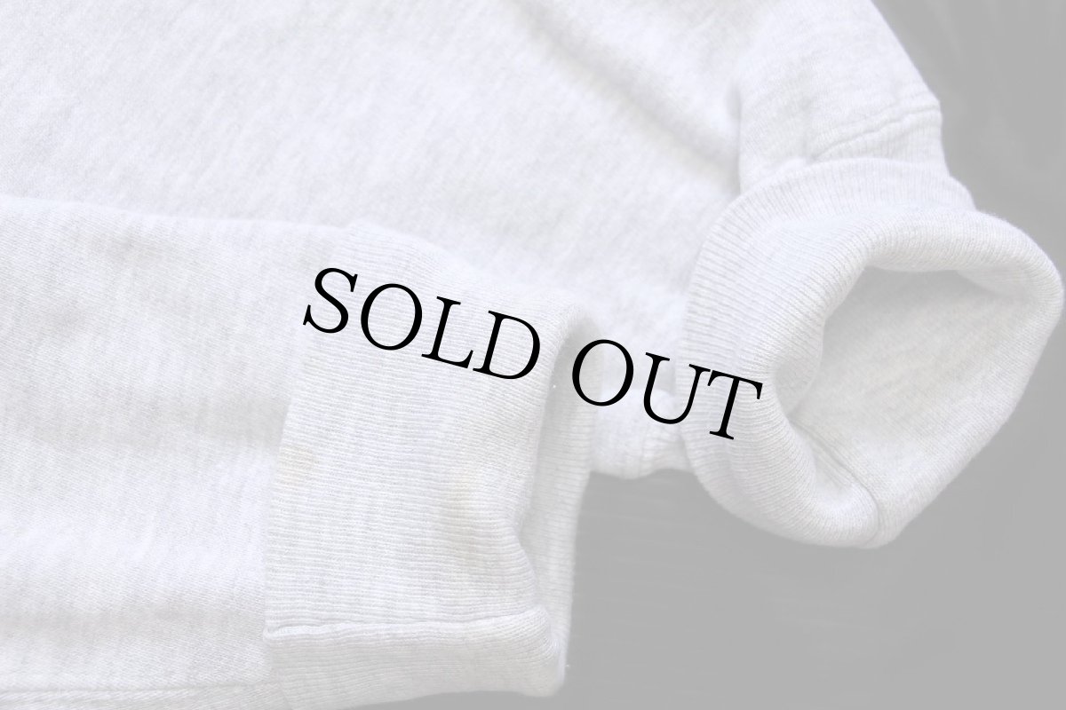 画像7: 80s USA製 Championチャンピオン IOWA STATE リバースウィーブ スウェットパーカー 杢グレー S (7)