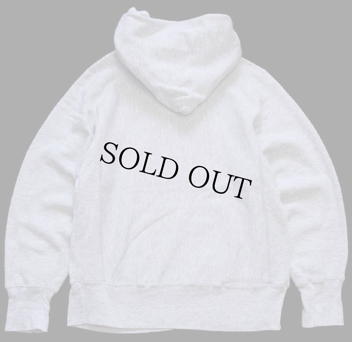 画像2: 80s USA製 Championチャンピオン IOWA STATE リバースウィーブ スウェットパーカー 杢グレー S (2)